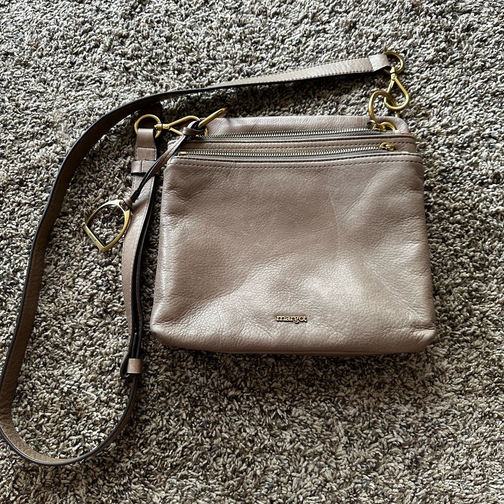Margot Allie Cloud Leather N/S Crossbody Bag